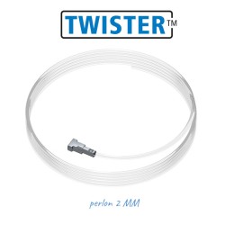Fil perlon ø2 mm à tête Twister pour cimaise