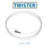 Fil perlon ø2 mm à tête Twister pour cimaise