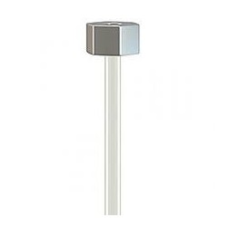 Fil perlon ø2 mm à tête cylindre pour cimaise