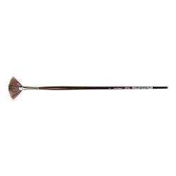 Brosse éventail Grigio en mangouste synthétique, série 495