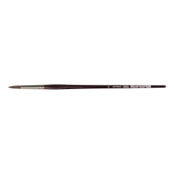Brosses rondes Grigio en mangouste synthétique, série 7795