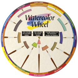 Disque chromatique pour aquarelle Watercolor Wheel