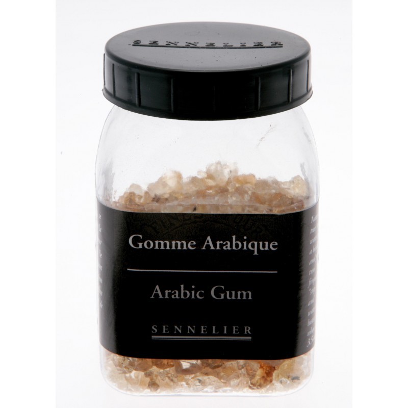 Gomme arabique en grains, pot de 100 g
