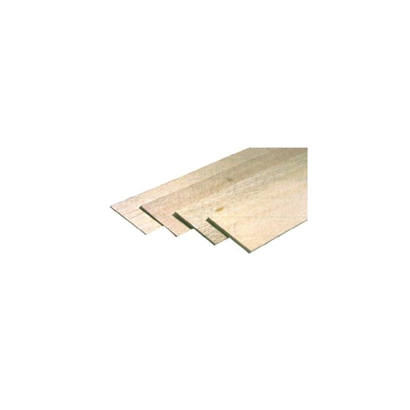 Planche de balsa 10cm - 100 cm