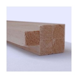 Baguette carrée en balsa - 100 cm