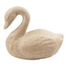 Cygne à décorer en papier maché - 16.5x8.5x14cm