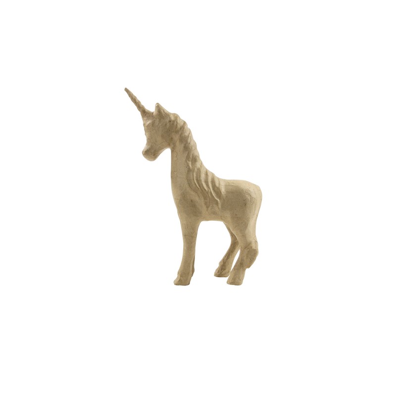 Licorne en papier maché - 16x6x21cm