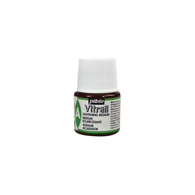 Médium pailleté pour peinture Vitrail Pébéo, flacon 45 ml