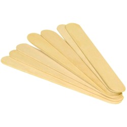 Sac de bâtonnets plats en bois - 155mm x100 pcs