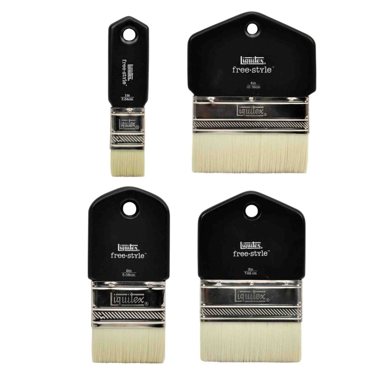 Brosse palette Liquitex en fibres synthétiques, série Free Style