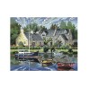 Peinture par numéros 30x40cm - Maisons bretonnes