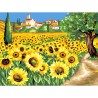 Peinture par numéros 30x40cm - Villlage du Lubéron