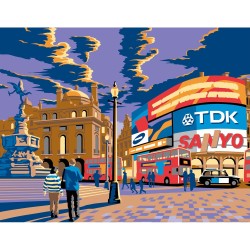 Peinture par numéros 30x40cm - Londres Piccadilly