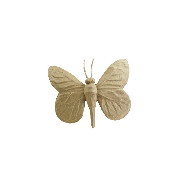 Papillon en papier maché - 22x25x4cm