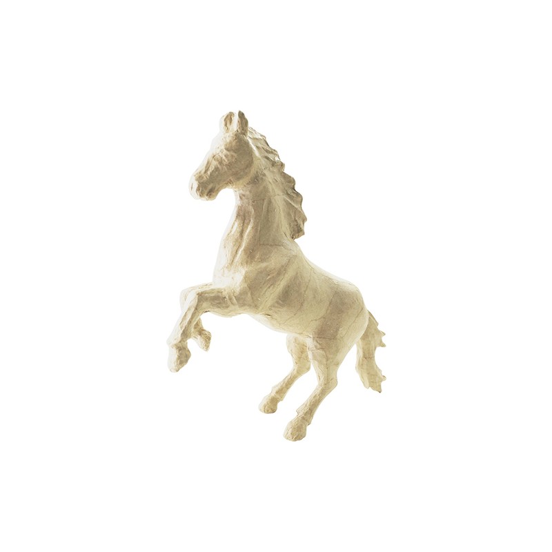 Cheval cabré en papier maché - 19x6,5x23cm