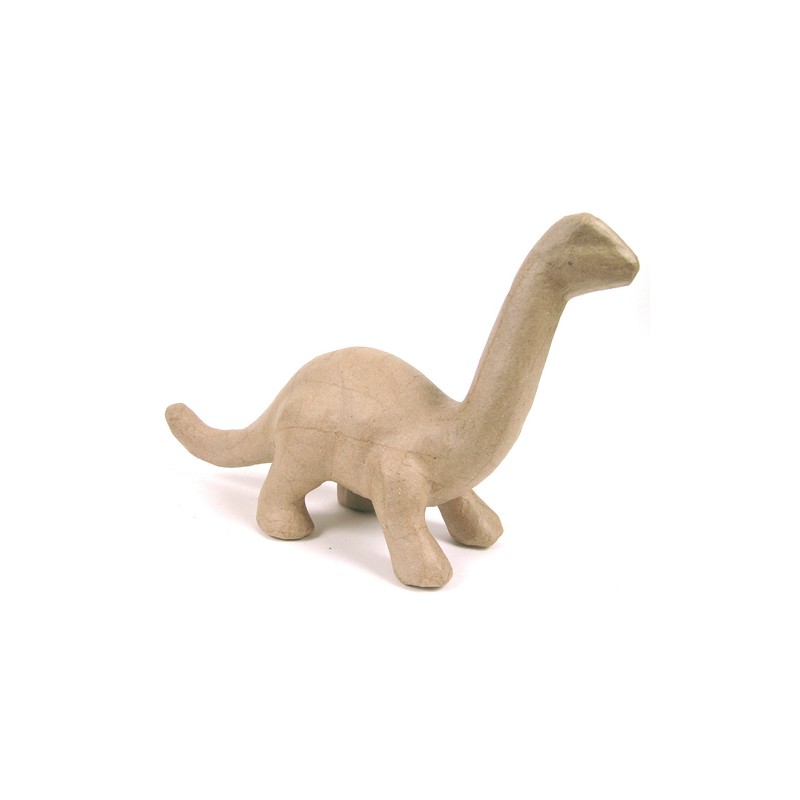 Brontosaure en papier maché - 29x8x16cm