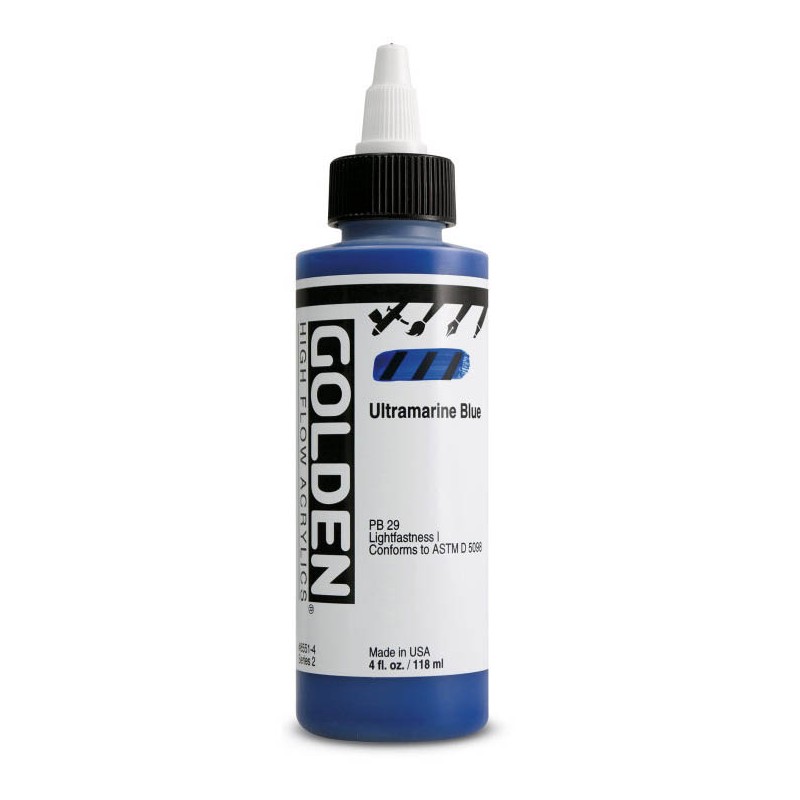 Encre acrylique Golden High Flow, flacon 118 ml