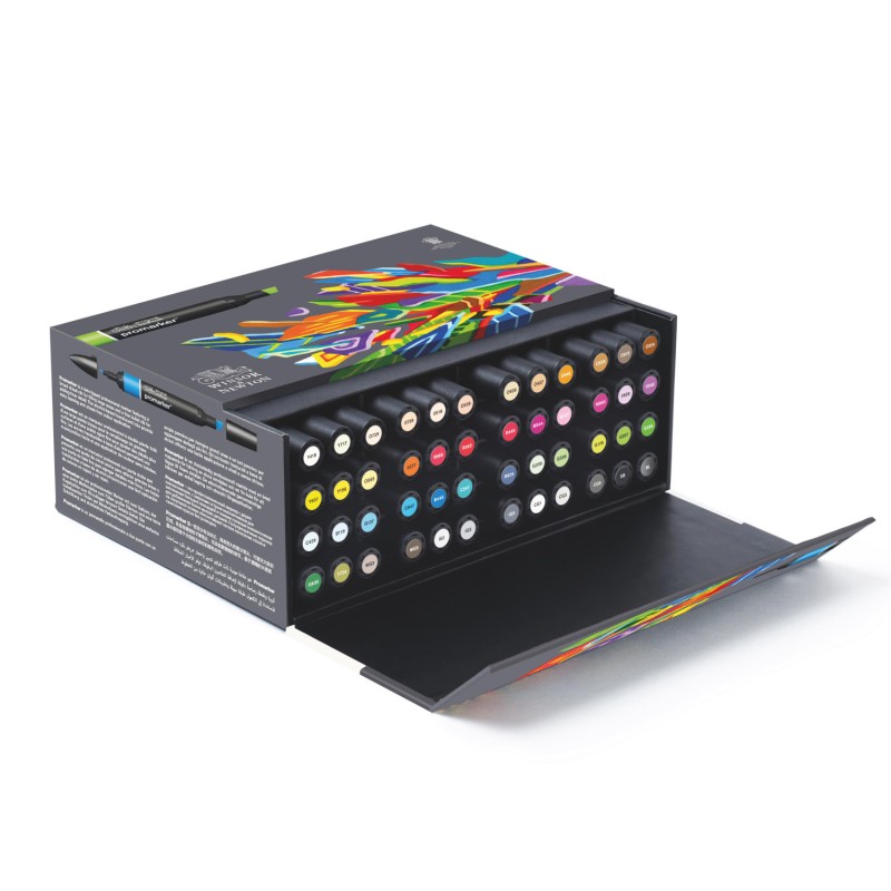 Coffret Collection des Essentiels de 48 feutres Promarker