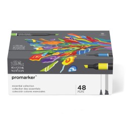 Coffret Collection des Essentiels de 48 feutres Promarker