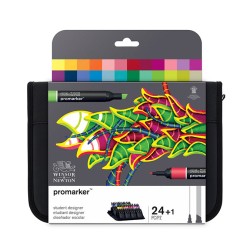 Trousse 24 feutres ProMarker - Etudiant Designer