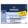 Bloc aquarelle Montval 300g/m² grain fin 12+4 fls gratuites
