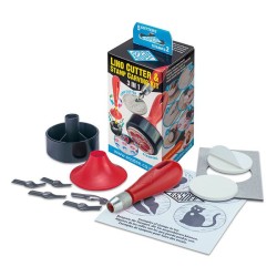 Kit de linogravure et de gravure de tampons : 5 gouges + accessoires