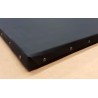 Châssis entoilé en lin noir à grain moyen 430 g/m²