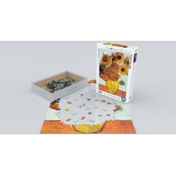 Puzzle 1000 pièces - Vase avec douze tournesols de Van Gogh
