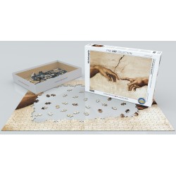 Puzzle 1000 pièces - La création d'Adam (détail) de Michelangelo
