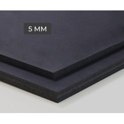 Carton mousse noir 5 mm - 100x140 cm