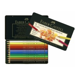 Boîte métal de crayons de couleur Polychromos - Faber Castell