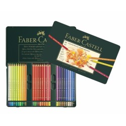Boîte métal de crayons de couleur Polychromos - Faber Castell