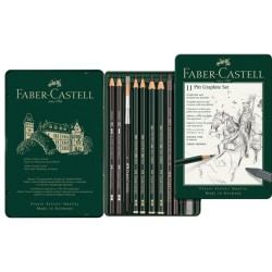 Boîte métal Graphite Pitt Monochrome x11 pcs