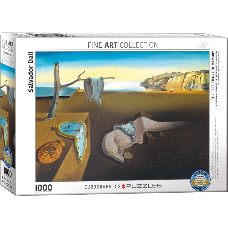 Puzzle 1000 pièces - La persistance de la mémoire de Dali