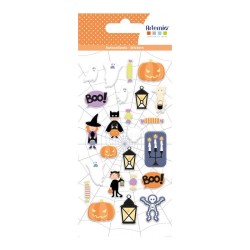 Stickers relief Puffies - Halloween déguisements