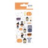 Stickers relief Puffies - Halloween déguisements