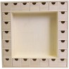 Calendrier de l'Avent en bois - Carré 39x39,5x6,5cm
