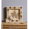 Calendrier de l'Avent en bois - Carré 39x39,5x6,5cm