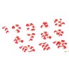 Stickers 3D Puffies Chiffres calendrier de l'Avent cane à sucre