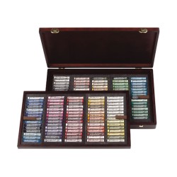 Coffret bois Master de 150 pastels Rembrandt