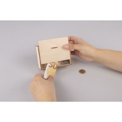 Boîte cadeau en bois 3D 115x85x50mm - Baby