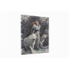 Kit tableau à diamanter Crystal Art 40x50cm - Fantasy loup