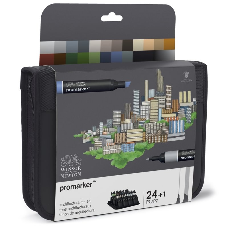 Trousse 24 feutres ProMarker - Architecte