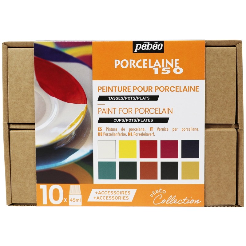 Coffret Collection peinture Porcelaine 150 10x45 ml