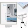 Cadre aluminium C2 - Argent Mat Brossé 