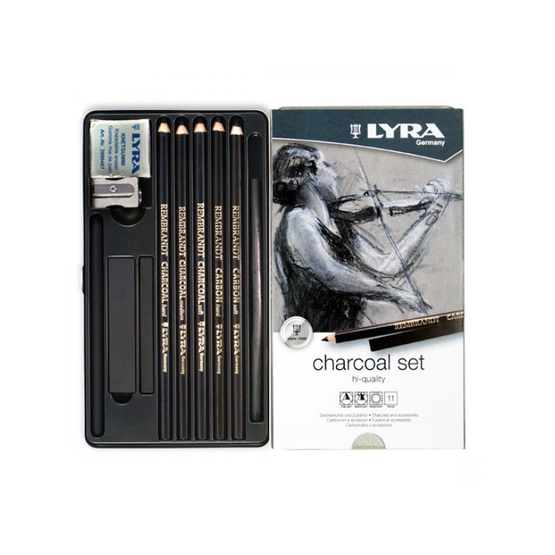 Set fusains et accessoires Rembrandt - Lyra 