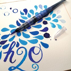 Set de 6 pinceaux à encre aquarellable Ink Brush