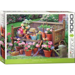 Puzzle 1000 pièces - Banc de jardin