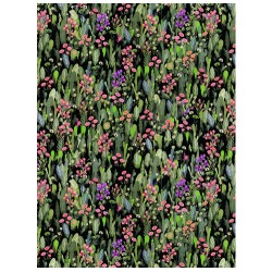 Papier Décoptach n°741Fleurs cactus, feuille 30x40cm