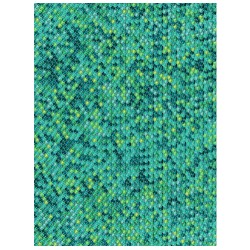 Papier Décoptach n°729 Ecailles vertes, feuille 30x40cm